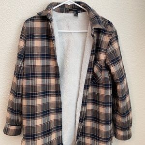 sherpa lined flannel